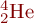  {^{4}_{2}\mbox{He}} 