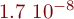1.7  10^{-8}