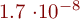 1.7 \cdot 10^{-8}