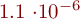 1.1 \cdot 10^{-6}