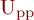  U_{\mathrm{pp}}