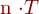 n \cdot T